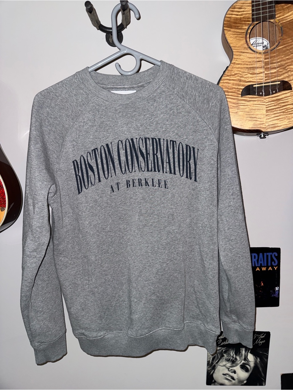 Boston Conservatory At Berklee Gray Crewneck Sweatshirt